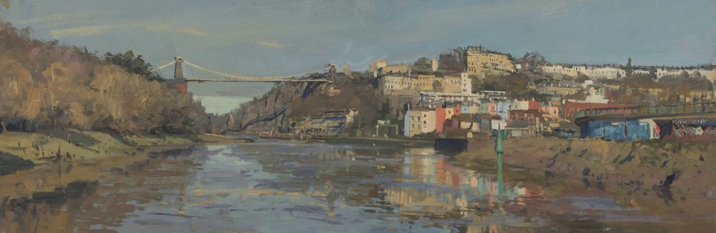 January Morning, the Gorge from the Sluice