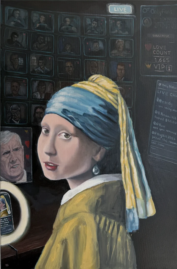 Only Views “Bonnie’s Blues” — CHAPTER 02 Medium: Oil on Canvas Executed in direct response to the encr…